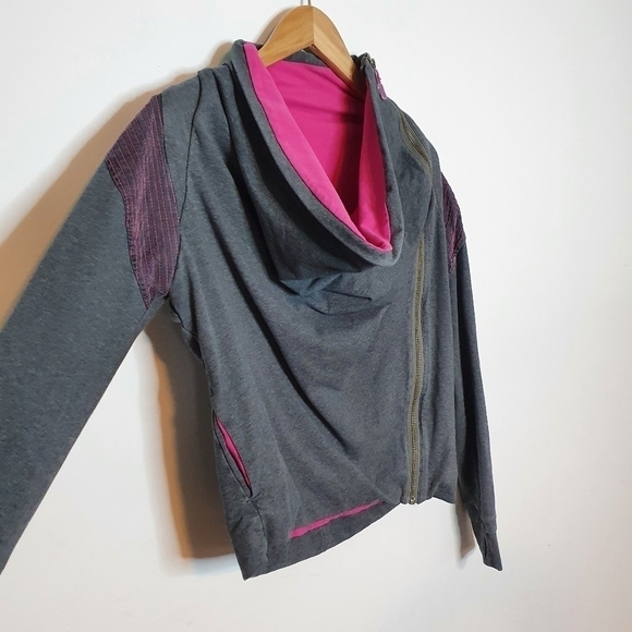 Lululemon Sway Jacket Dark Grey & Señorita Pink Size 4 - Picture 4 of 12